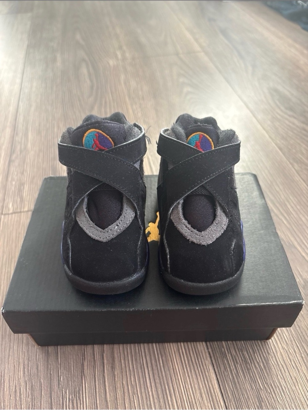 Toddler Jordan Retro 8 Aqua 5C Shoes